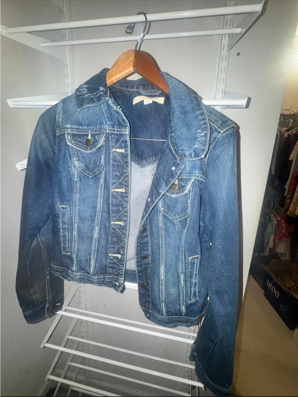 Classic Blue Denim Jean Jacket - Women